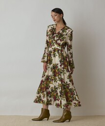 タイダイリーフプリントワンピース（ワンピース）｜GRACE CONTINENTAL