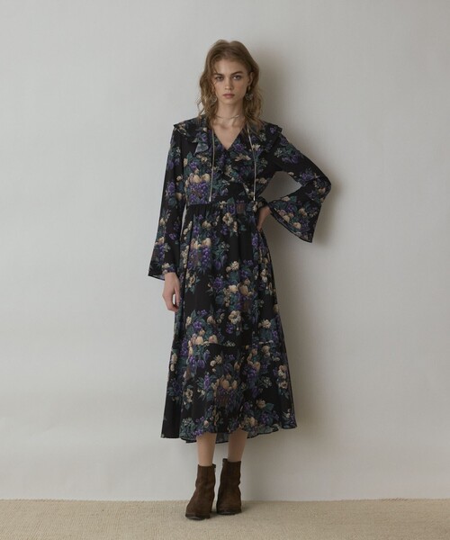 セール】ボタニカルベリープリントワンピース（ワンピース）｜GRACE