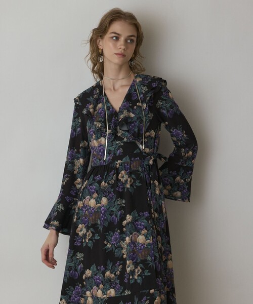 セール】ボタニカルベリープリントワンピース（ワンピース）｜GRACE