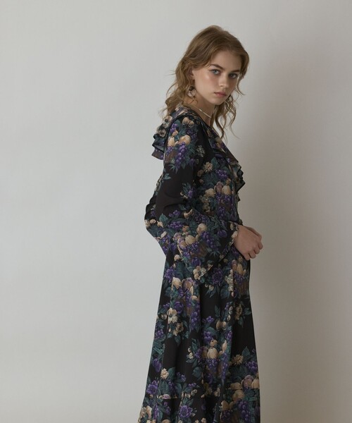 セール】ボタニカルベリープリントワンピース（ワンピース）｜GRACE