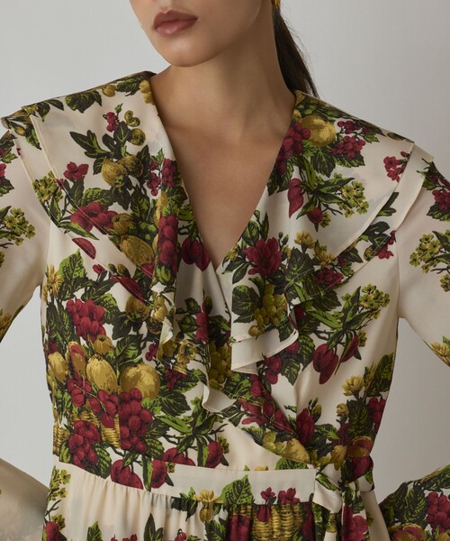 セール】ボタニカルベリープリントワンピース（ワンピース）｜GRACE