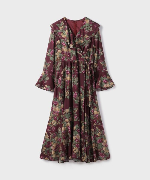 セール】ボタニカルベリープリントワンピース（ワンピース）｜GRACE