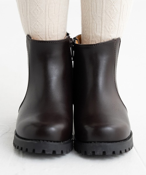 POMPKINS(ポプキンズ)の「【POMPKINS/ポプキンズ】サイドゴアブーツ(ブーツ・キッズ・ブラウン/ブラック・18cm/19cm/20cm/21cm/22cm/23cm)」の7枚目の写真