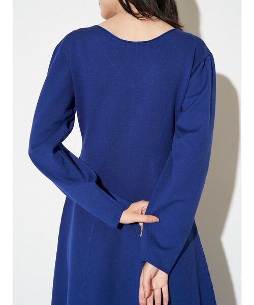 セール】フィット＆フレアニットワンピース（ワンピース）｜ELENDEEK