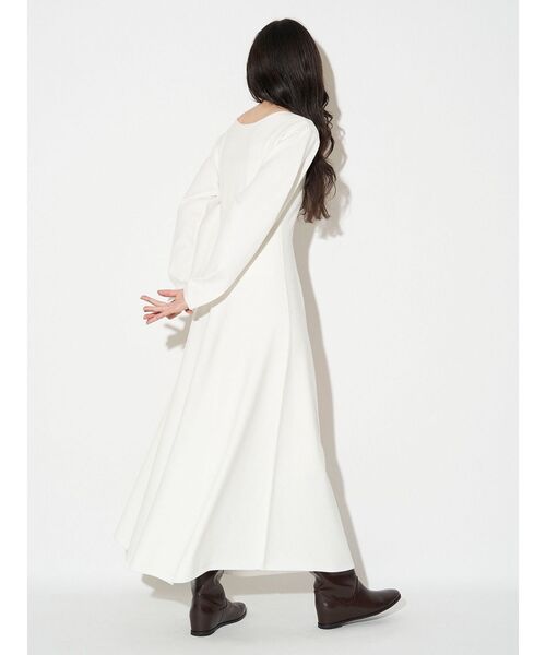 セール】フィット＆フレアニットワンピース（ワンピース）｜ELENDEEK