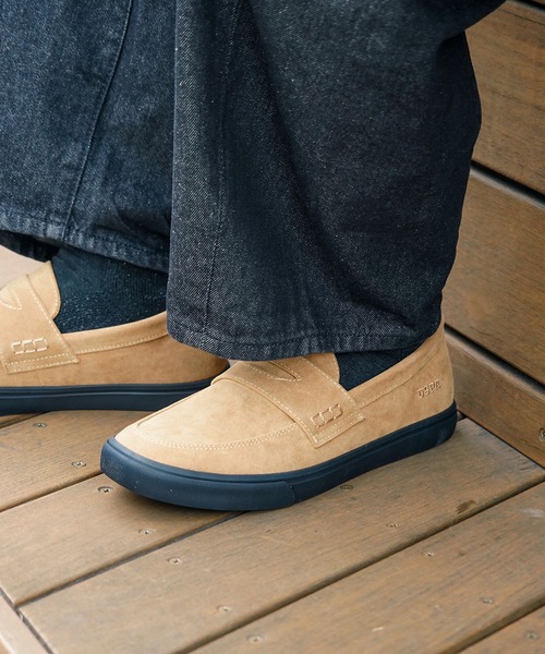 U.S. POLO ASSN.(ユーエスポロアッスン)の「【U.S. POLO ASSN./ユーエスポロアッスン】フェイクスウェードローファー(ローファー・メンズ・キャメル/ブラック・27cm/26.5cm/26cm/25.5cm/25cm)」の2枚目の写真