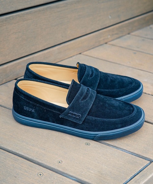U.S. POLO ASSN.(ユーエスポロアッスン)の「【U.S. POLO ASSN./ユーエスポロアッスン】フェイクスウェードローファー(ローファー・メンズ・キャメル/ブラック・27cm/26.5cm/26cm/25.5cm/25cm)」の10枚目の写真