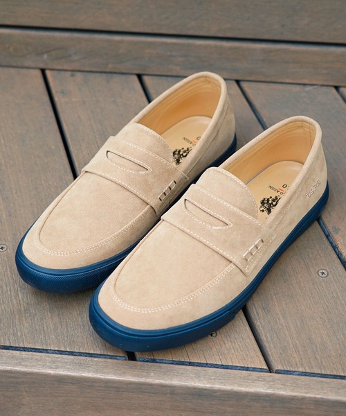U.S. POLO ASSN.(ユーエスポロアッスン)の「【U.S. POLO ASSN./ユーエスポロアッスン】フェイクスウェードローファー(ローファー・メンズ・キャメル/ブラック・27cm/26.5cm/26cm/25.5cm/25cm)」の17枚目の写真