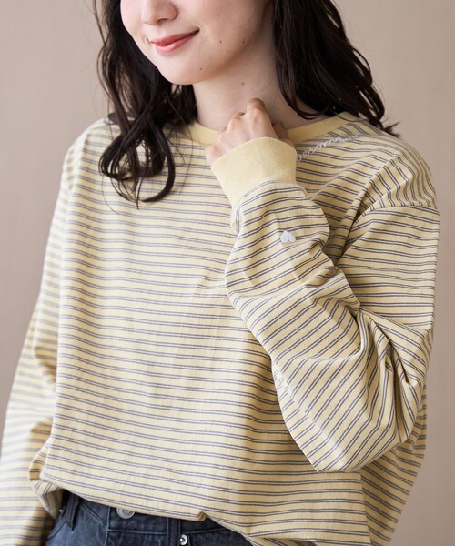 coen(コーエン)の「【再入荷/新色追加】ハートモチーフアソートロンT(WEB限定カラーあり)(Tシャツ/カットソー・レディース・その他1/ダークグレー/その他2/オフホワイト/その他3/その他4/レッド/その他5/その他6/その他7・M/L)」の7枚目の写真