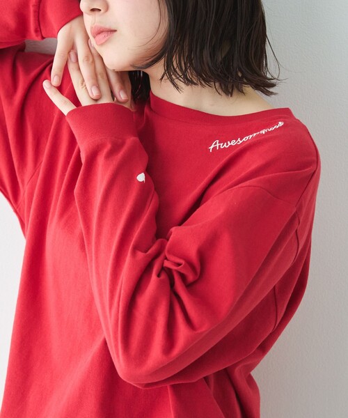g.v.g.vハートモチーフカットソー ハートモチーフプリントTシャツ(Tシャツ・カットソー)｜トップス｜LILY