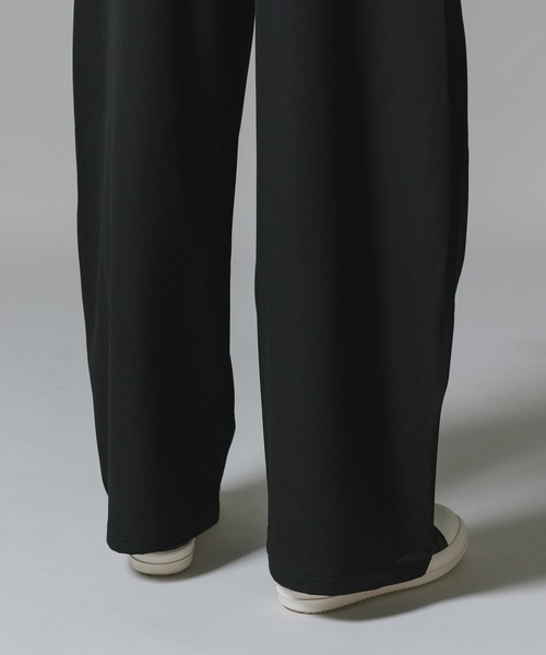 Theater code（シアターコード）の「【26SS再入荷】Beaded Rope Belt Tapered Pants with Slacks Style / ビーズロープベルト付き スラックス風テーパードパンツ（スラックス・メンズ・ブラック/グレー・M/L）」の5枚目の写真