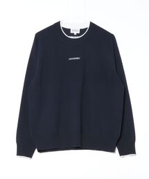 新品⭐︎Jack Bunny!! ニット セーター ネイビー 美品】ジャックバニー×ドラえもん セーター ネイビー 袖ライン