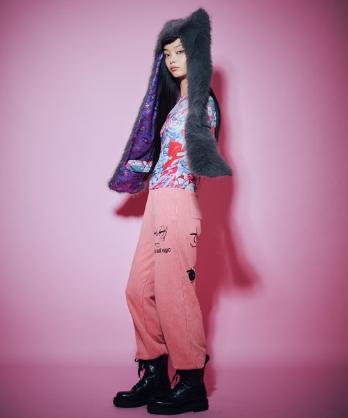 ANNA SUI NYC（アナ スイ エヌ ワイ シー）の「TERAキャットファーマフラー（マフラー・レディース・ブラック・FREE）」の5枚目の写真