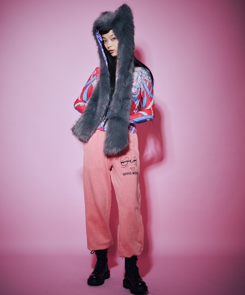 ANNA SUI NYC（アナ スイ エヌ ワイ シー）の「TERAキャットファーマフラー（マフラー・レディース・ブラック・FREE）」の6枚目の写真