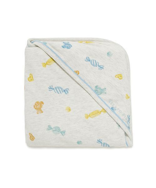 gelato pique(ジェラートピケ)の「【BABY】キャンディ柄ブランケット(その他ベビー用品・キッズ・グレー/ピンク・F)」の1枚目の写真