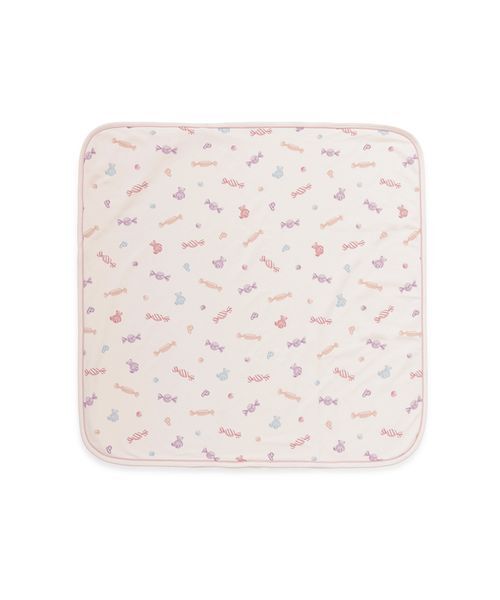 gelato pique(ジェラートピケ)の「【BABY】キャンディ柄ブランケット(その他ベビー用品・キッズ・グレー/ピンク・F)」の4枚目の写真