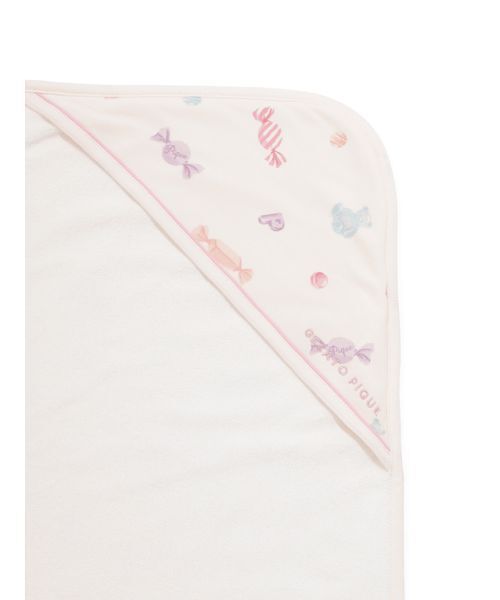 gelato pique(ジェラートピケ)の「【BABY】キャンディ柄ブランケット(その他ベビー用品・キッズ・グレー/ピンク・F)」の7枚目の写真