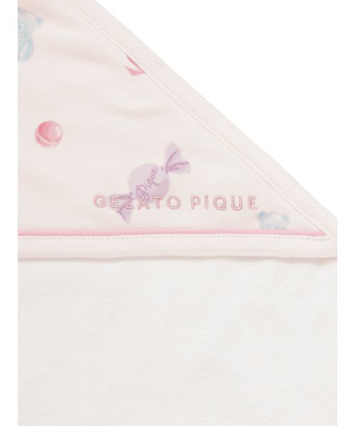 gelato pique(ジェラートピケ)の「【BABY】キャンディ柄ブランケット(その他ベビー用品・キッズ・グレー/ピンク・F)」の8枚目の写真