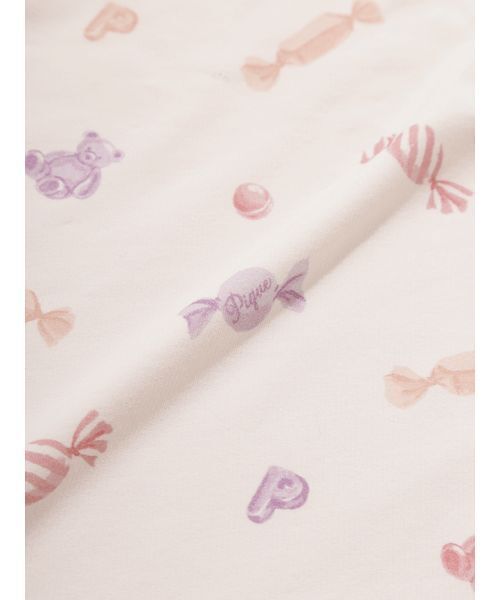 gelato pique(ジェラートピケ)の「【BABY】キャンディ柄ブランケット(その他ベビー用品・キッズ・グレー/ピンク・F)」の10枚目の写真