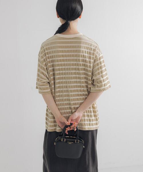 セール】ベロアボーダーカットソー（Tシャツ/カットソー）｜URBAN