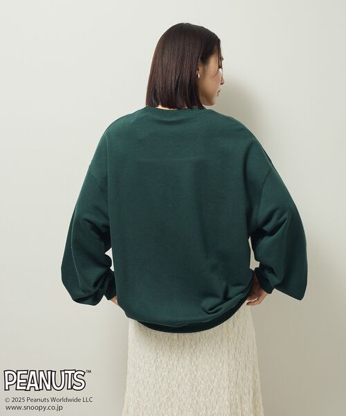 PEANUTS(ピーナッツ)の「■PEANUTS ベースボールスウェット(スウェット・レディース・グリーン・FREE)」の13枚目の写真