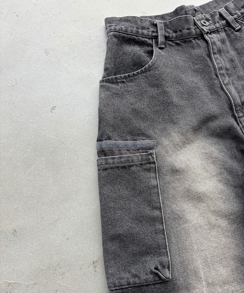 MandO(Auntie Rosa)(エムオー)の「4WAYファーヴィンテージデニムデタッチャブルパンツ/ハーフパンツ変更可(デニムパンツ・メンズ・ブラック/ダークブラック・MEDIUM/SMALL/LARGE)」の20枚目の写真