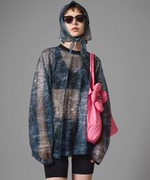 NON TOKYO | NON TOKYO/ノントーキョー/プリントメッシュプルオーバー＆スカーフ(Tシャツ/カットソー)