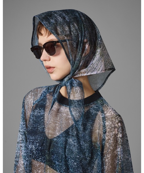 NON TOKYO（ノントーキョー）の「NON TOKYO/ノントーキョー/プリントメッシュプルオーバー＆スカーフ（Tシャツ/カットソー・レディース・その他/その他1・F）」の7枚目の写真