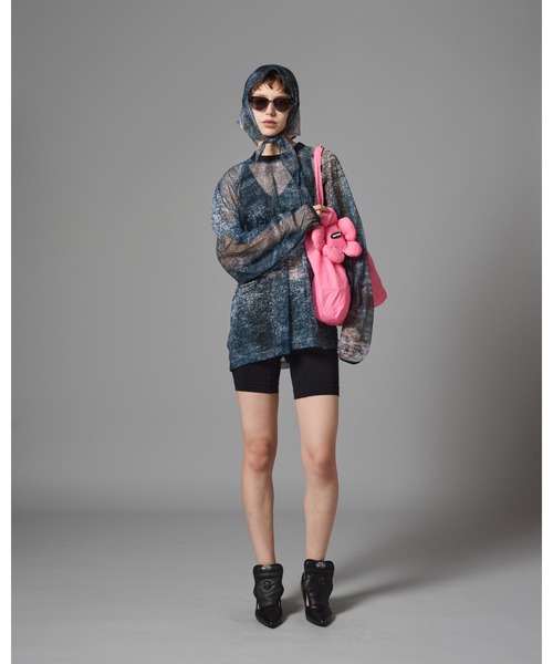 NON TOKYO（ノントーキョー）の「NON TOKYO/ノントーキョー/プリントメッシュプルオーバー＆スカーフ（Tシャツ/カットソー・レディース・その他/その他1・F）」の4枚目の写真