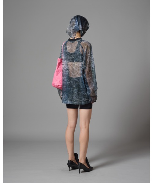 NON TOKYO（ノントーキョー）の「NON TOKYO/ノントーキョー/プリントメッシュプルオーバー＆スカーフ（Tシャツ/カットソー・レディース・その他/その他1・F）」の6枚目の写真