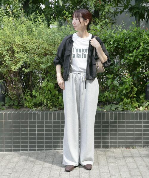 ITEMS URBANRESEARCH（アイテムズ アーバンリサーチ）の「ラメスウェットイージーパンツ（その他パンツ・レディース・ホワイト/グレー・FREE）」の10枚目の写真