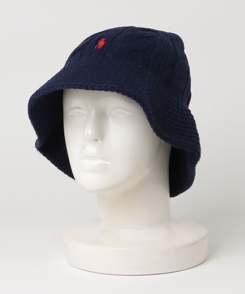 ケーブルニット ウールブレンド バケット ハット（ハット