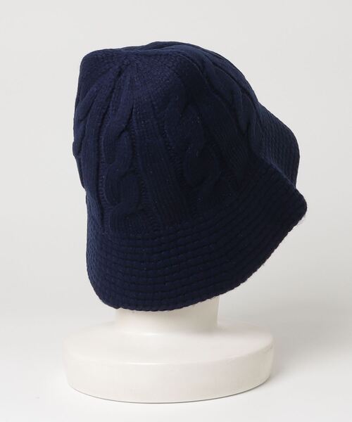 ケーブルニット ウールブレンド バケット ハット（ハット