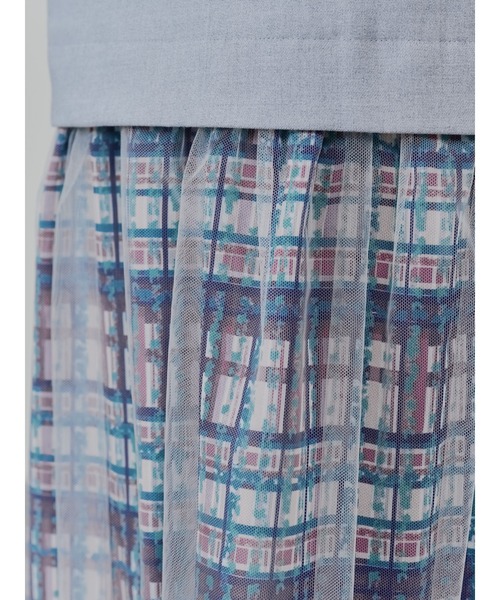 DOLLUPOOPS（ドールアップウップス）の「ヘムチェックサスペンダー付スカート（スカート・レディース・ブラウン/アイボリー・38）」の15枚目の写真