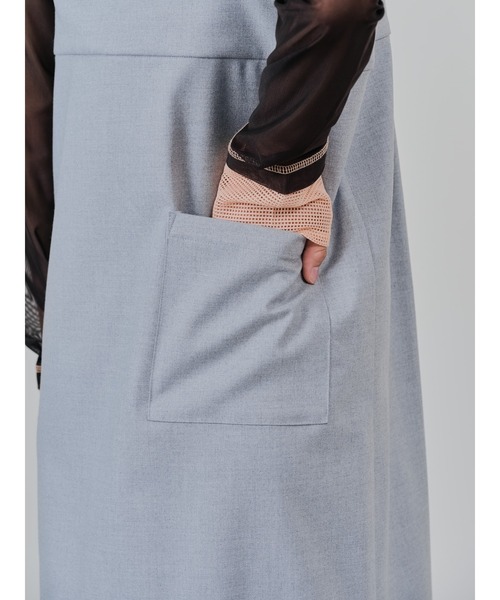 DOLLUPOOPS（ドールアップウップス）の「ヘムチェックサスペンダー付スカート（スカート・レディース・ブラウン/アイボリー・38）」の17枚目の写真