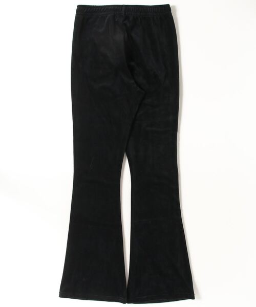 A BATHING APE(アベイシングエイプ)の「WASHED MULTI LOGO RHINESTONE VELOUR BOOTCUT FIT PANTS(その他パンツ・レディース・ブラック・X-SMALL/SMALL)」の5枚目の写真
