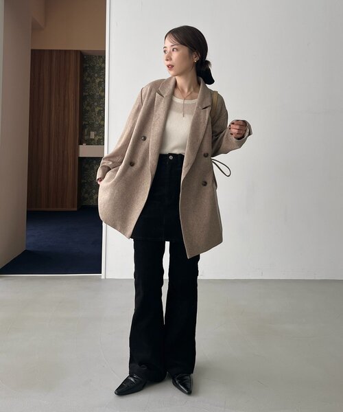 CAPRICIEUX LE'MAGE×nanacoコラボ】ツイードジャケット（テーラード