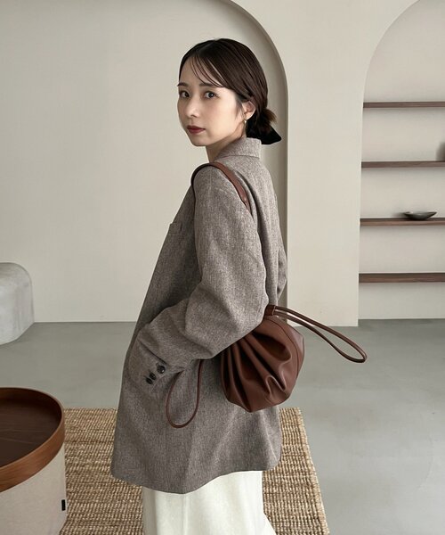 CAPRICIEUX LE'MAGE×nanacoコラボ】ツイードジャケット（テーラード