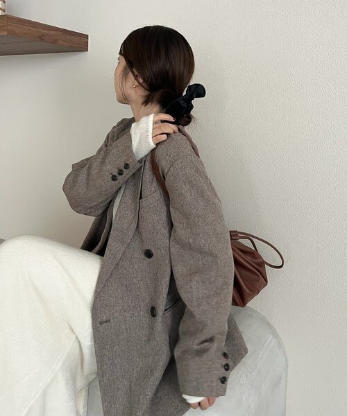 CAPRICIEUX LE'MAGE×nanacoコラボ】ツイードジャケット（テーラード