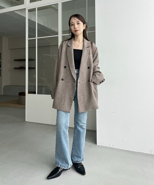 CAPRICIEUX LE'MAGE×nanacoコラボ】ツイードジャケット（テーラード