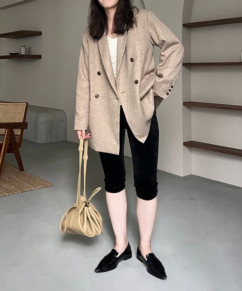 CAPRICIEUX LE'MAGE×nanacoコラボ】ツイードジャケット（テーラード