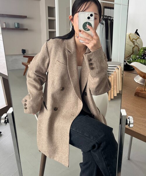 CAPRICIEUX LE'MAGE×nanacoコラボ】ツイードジャケット