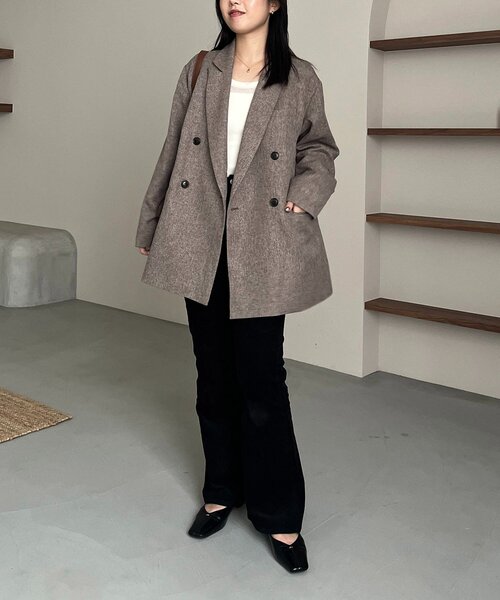 CAPRICIEUX LE'MAGE×nanacoコラボ　ツイードジャケット CAPRICIEUX LE'MAGE×nanacoコラボ】ツイードジャケット