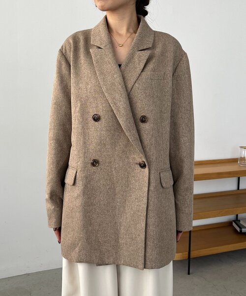 CAPRICIEUX LE'MAGE×nanacoコラボ】ツイードジャケット（テーラード