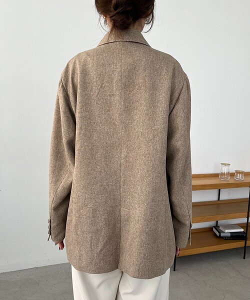 CAPRICIEUX LE'MAGE×nanacoコラボ】ツイードジャケット（テーラード