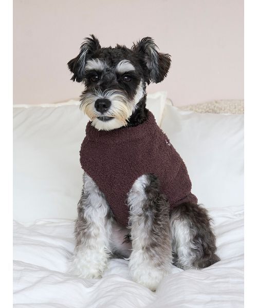 CAT&DOG】ベビモコシュナウザージャガードプルオーバー（ペットウェア