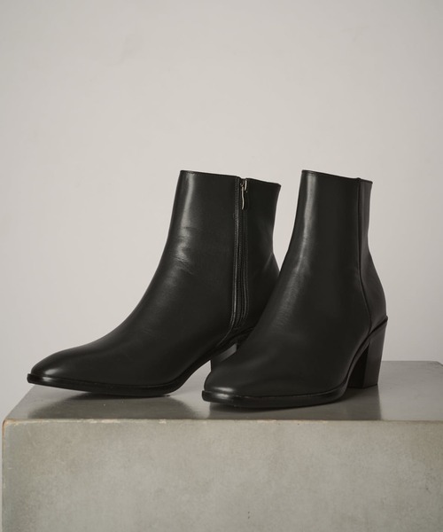 Lui's(ルイス)の「レザーヒールブーツ(ブーツ・メンズ・ブラック・40/42/41)」の1枚目の写真