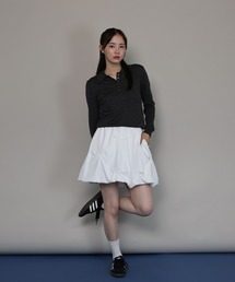 J by blue（ジェイバイブルー）の「ランダムタックバルーンミニスカート（スカート・レディース）」