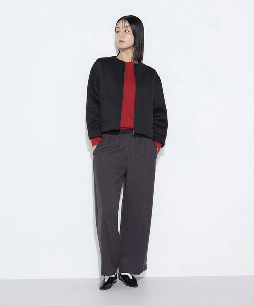 K.T KIYOKO TAKASE（キヨコタカセ）の「シルクコットン ベーシックニットプルオーバー（ニット/セーター・レディース・レッド/チャコール/ブルー・9号/11号）」の20枚目の写真