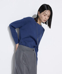 K.T KIYOKO TAKASE | シルクコットン ベーシックニットプルオーバー(ニット/セーター)